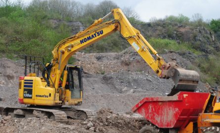 Excavator Loading Dumper